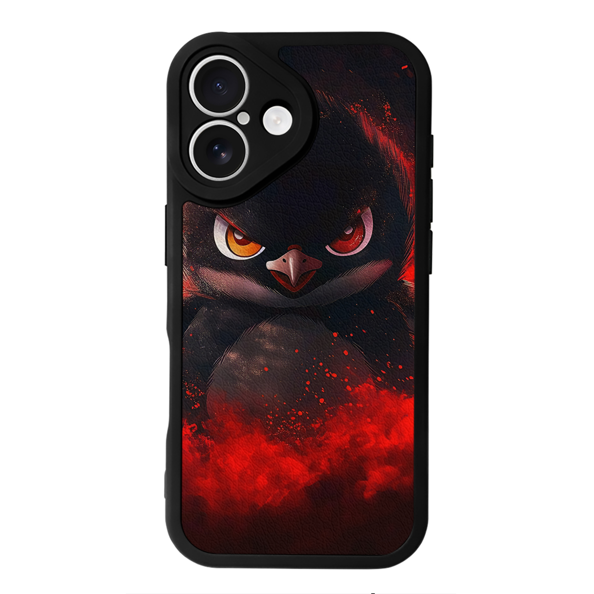 （画像用） Angry Birds アングリーバード 【iPhone 16シリーズ対応】シリコンスマホケース（レザー調） 材質：シリコン